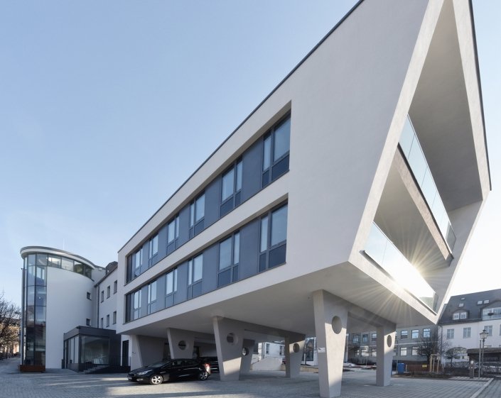 Stadtwerke Reichenbach Aussenansicht Buerowalther Oelsnitz Buero Ausstatter